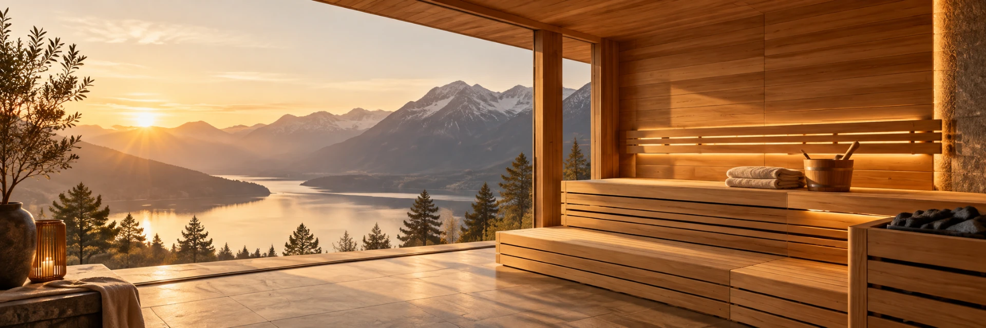 Hochwertige Innensauna aus Holz