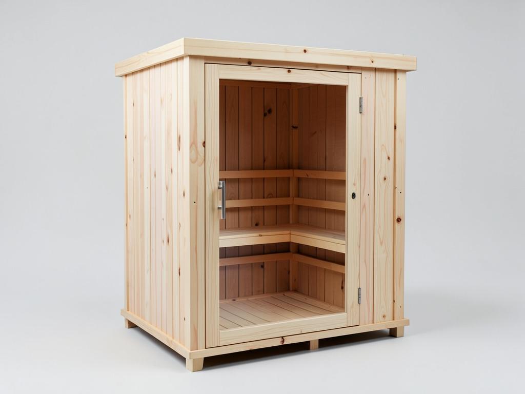Helle Sauna für zwei Personen