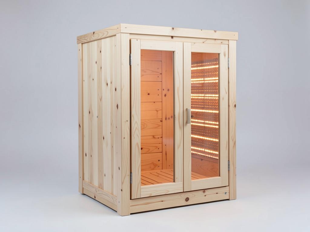 Kompakte Sauna für eine Person